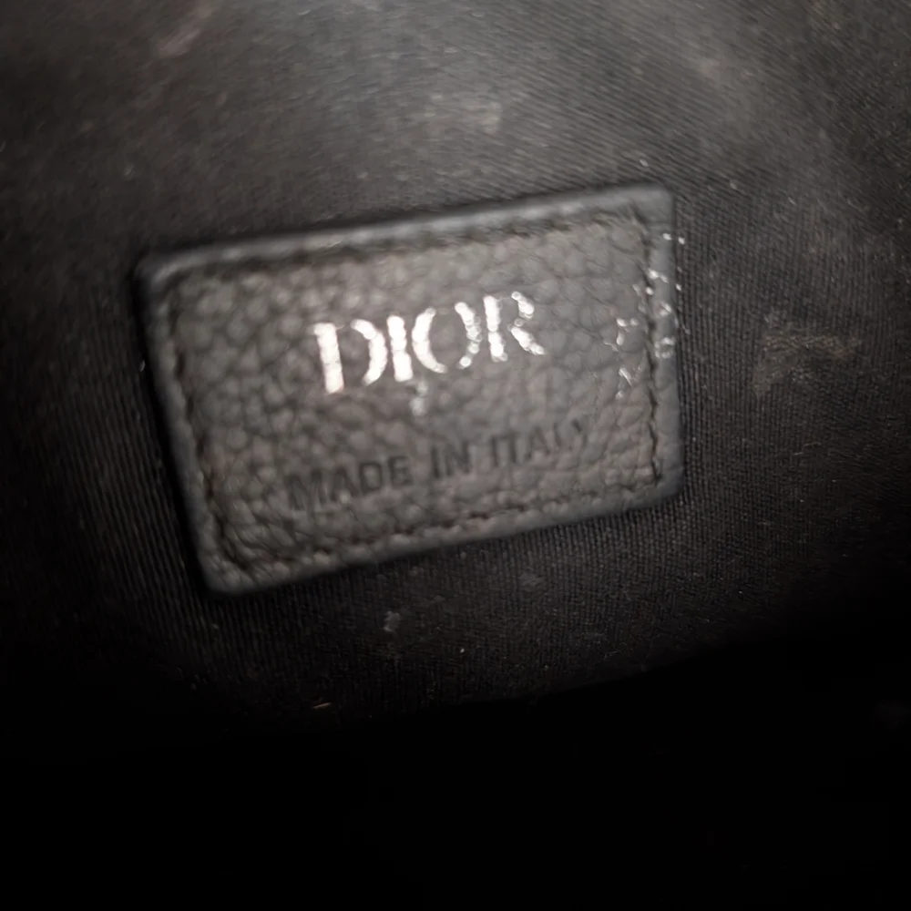 Authentic Dior Men's Black Saddle Bag - Picture 5 of 11